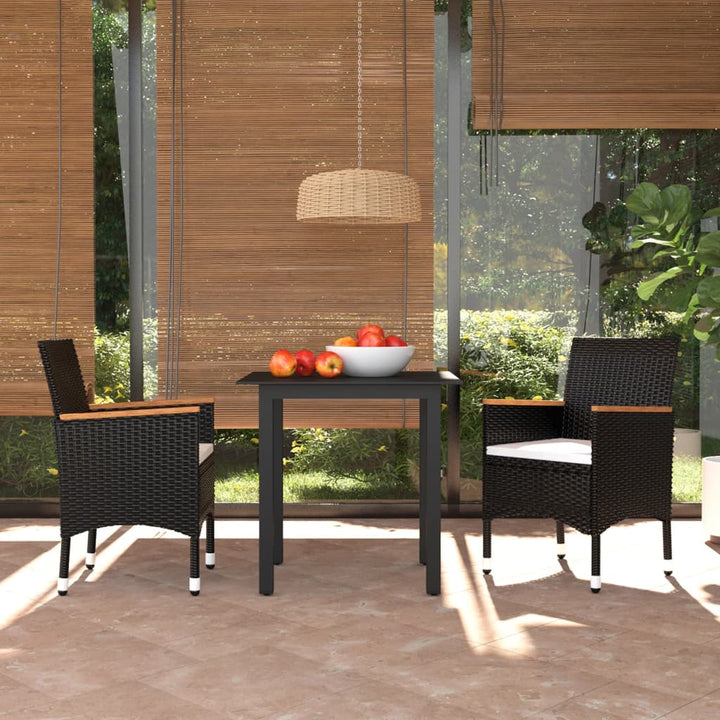 Set Mobilier De Grădină Cu Perne, 7 Piese, , Poliratan