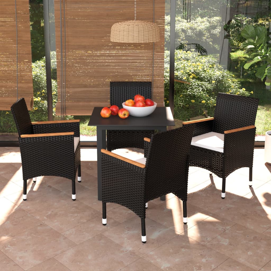 Set Mobilier De Grădină Cu Perne, 7 Piese, , Poliratan