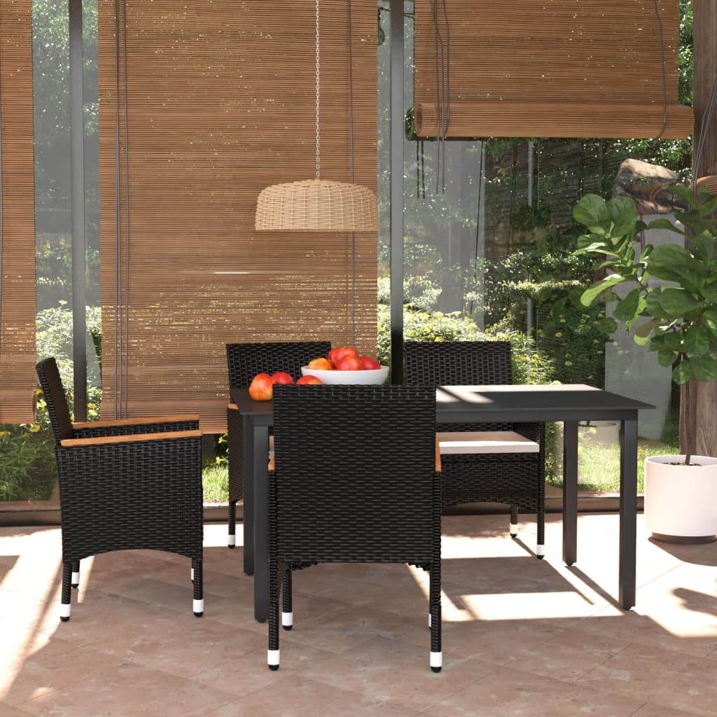 Set Mobilier De Grădină Cu Perne, 7 Piese, , Poliratan