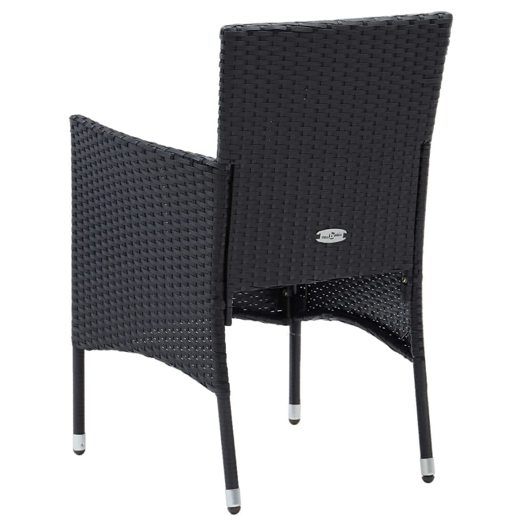 Set De Masă Pentru Grădină Cu Perne, 7 Piese, , Poliratan
