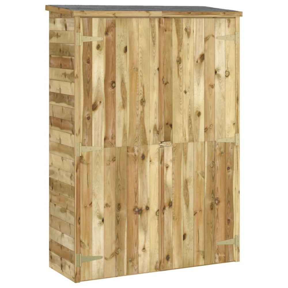 Magazie De Unelte De Grădină 123X45X171Cm Lemn Masiv Pin Tratat