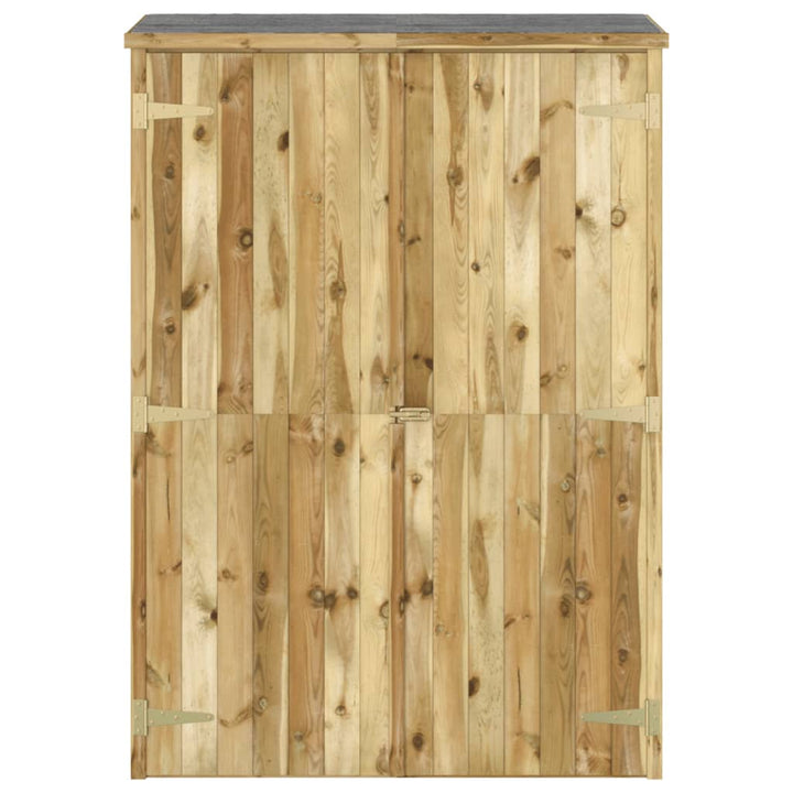 Magazie De Unelte De Grădină 123X45X171Cm Lemn Masiv Pin Tratat