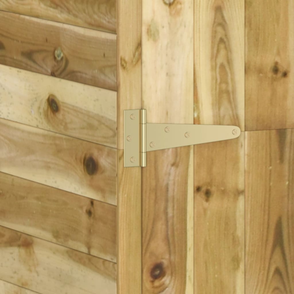 Magazie De Unelte De Grădină 123X45X171Cm Lemn Masiv Pin Tratat