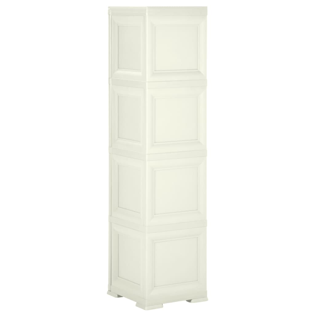 Dulap Din Plastic, , Vanilla Ice, Design De Lemn