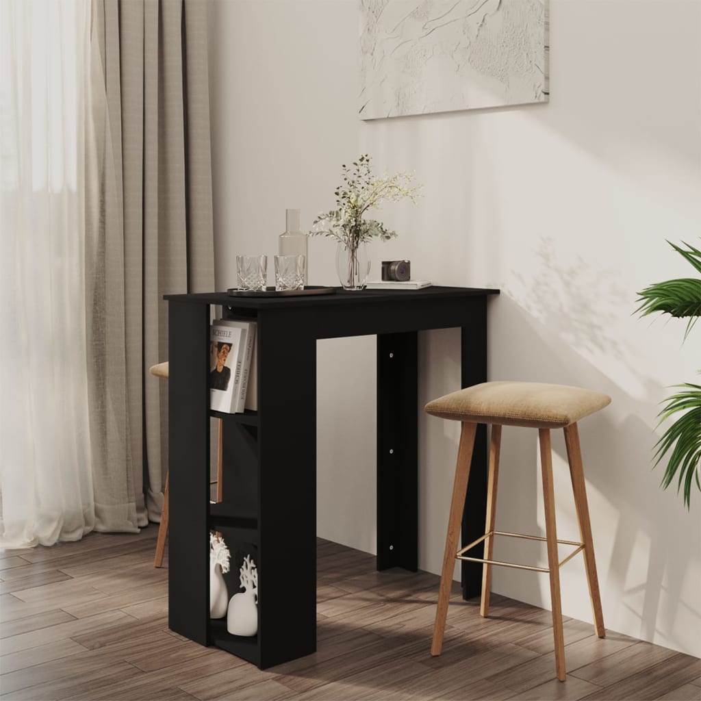 Masă De Bar Cu Raft, , 102X50X103,5 Cm, Pal