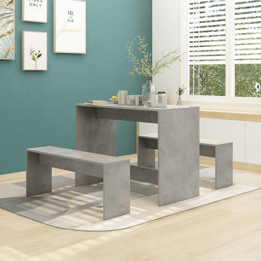 Set Mobilier De Bucătărie, 3 Piese, , Pal