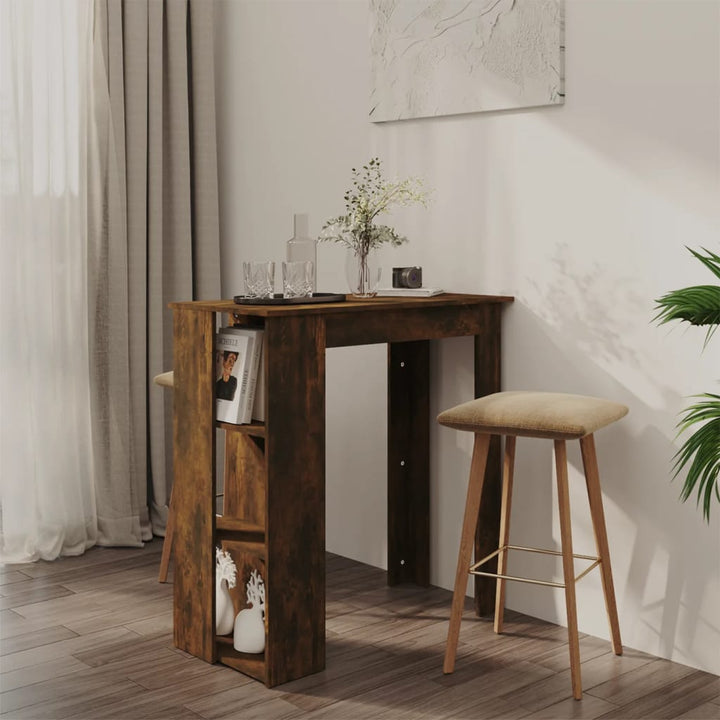 Masă De Bar Cu Raft, , 102X50X103,5 Cm, Pal