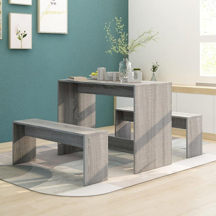 Set Mobilier De Bucătărie, 3 Piese, , Pal
