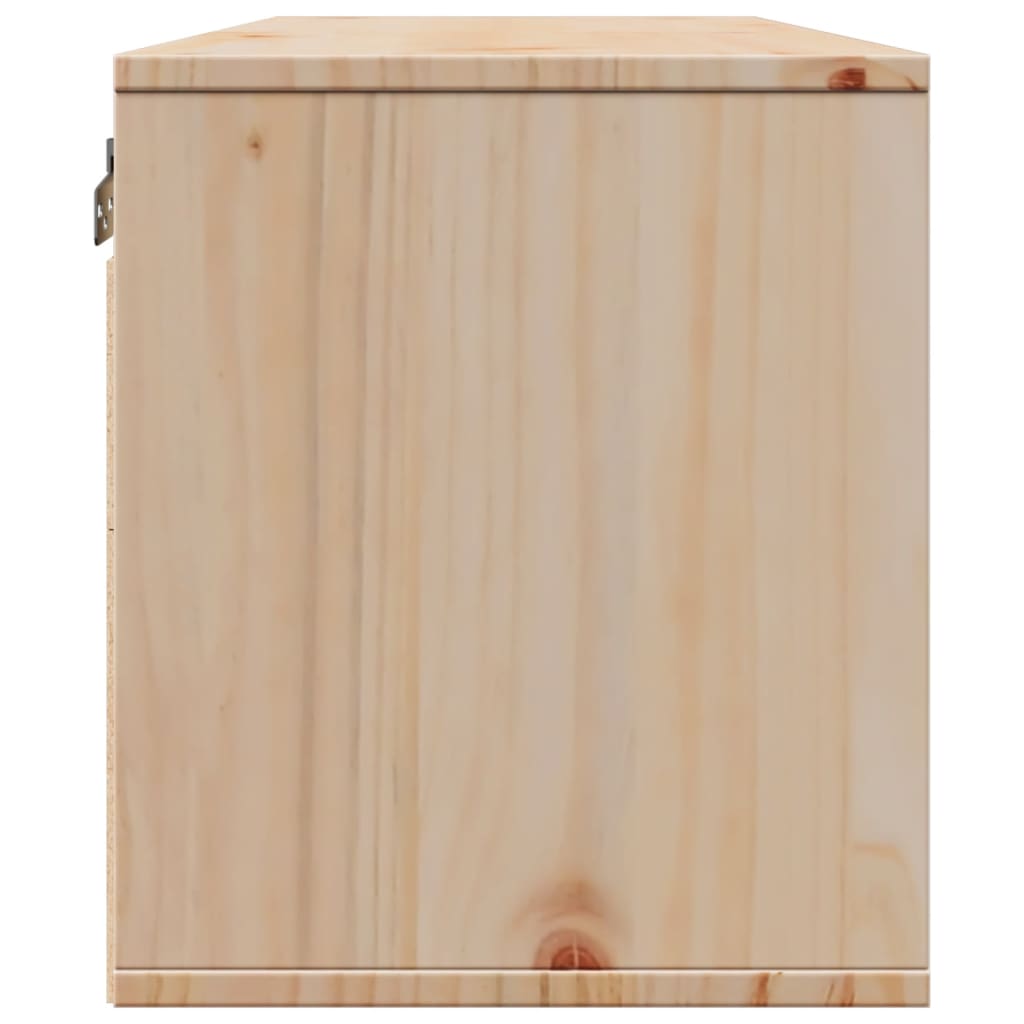 Dulapuri De Perete, 2 Buc., 45X30X35 Cm, Lemn Masiv De Pin