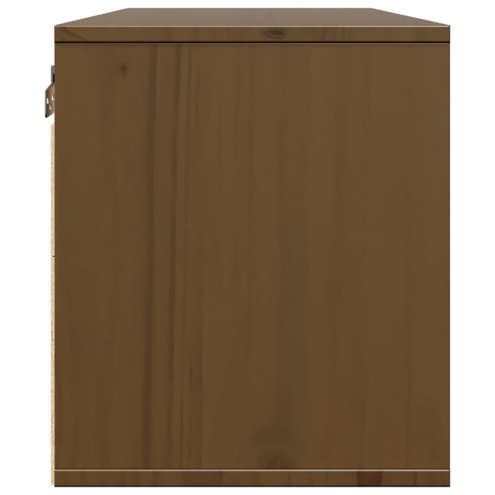 Dulap De Perete, , 80X30X35 Cm, Lemn Masiv De Pin