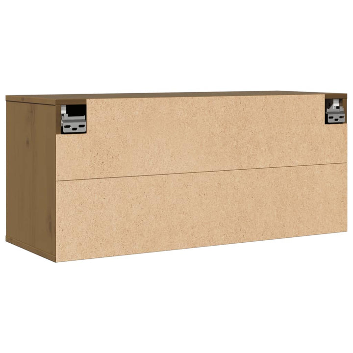 Dulap De Perete, , 80X30X35 Cm, Lemn Masiv De Pin