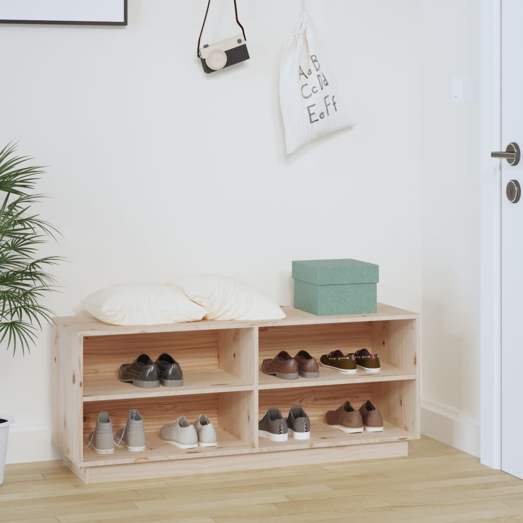 Pantofar, 110X34X45 Cm, Lemn Masiv De Pin
