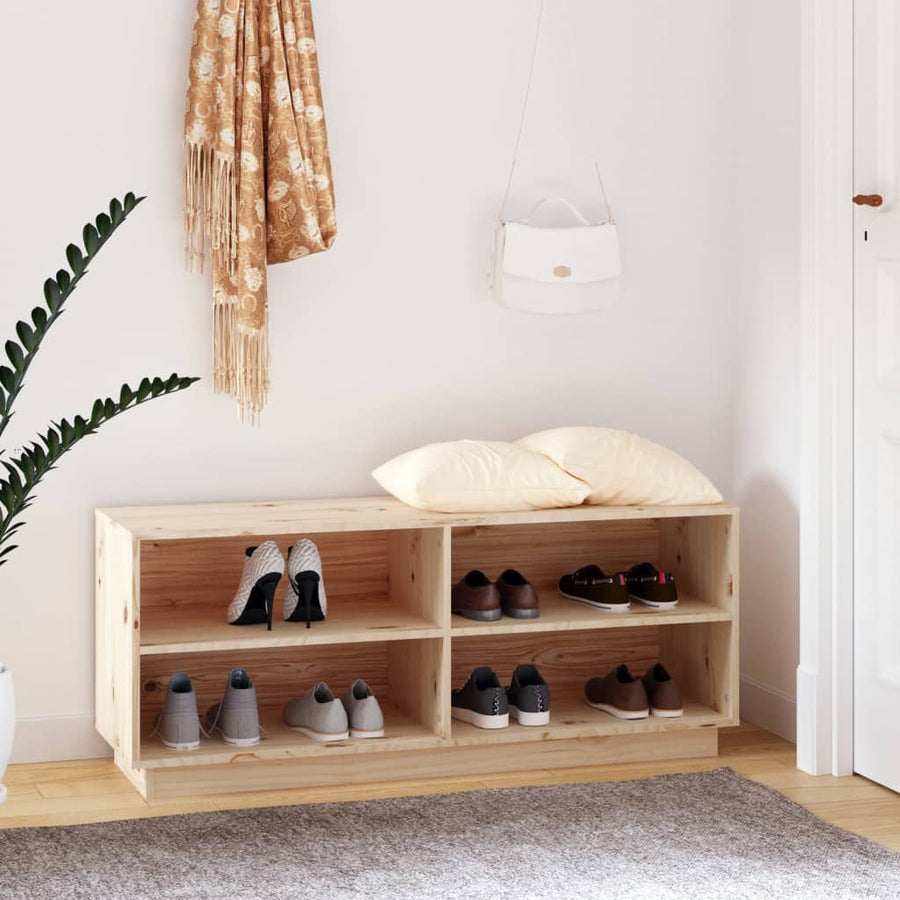 Pantofar, 110X34X45 Cm, Lemn Masiv De Pin