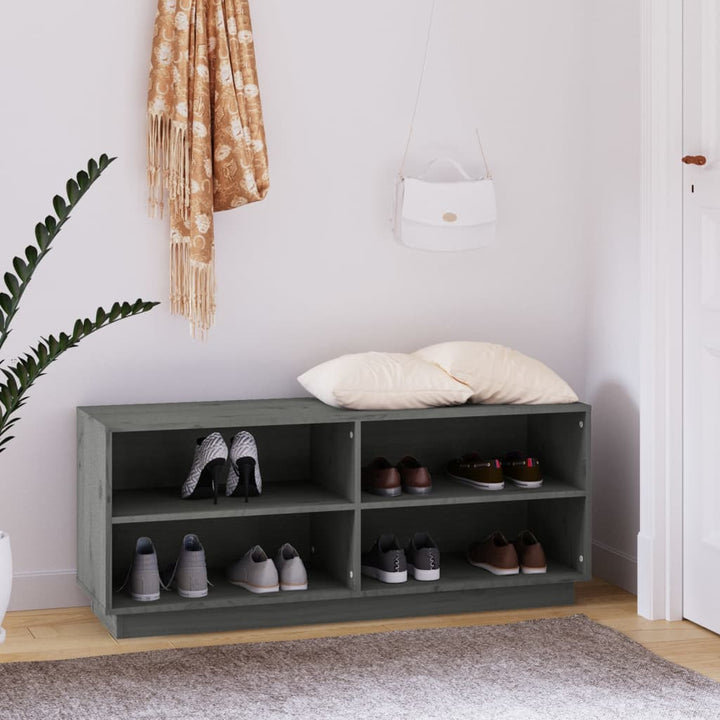 Pantofar, 110X34X45 Cm, Lemn Masiv De Pin