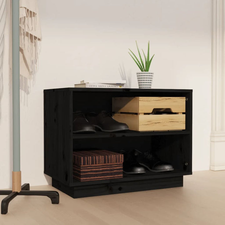 Dulap Pantofi, 60X34X45 Cm, Lemn Masiv De Pin