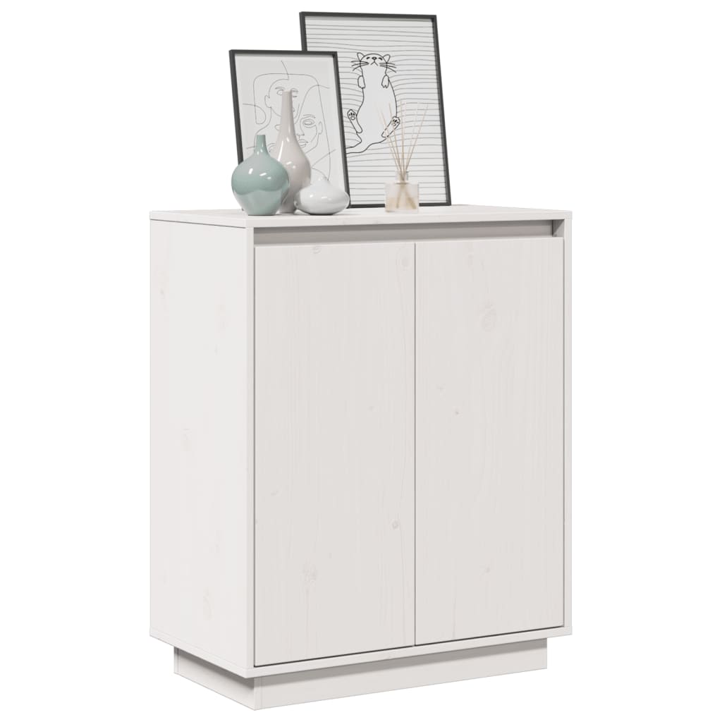 Servantă Ă 60X34X75 Cm Din Lemn Masiv De Pin