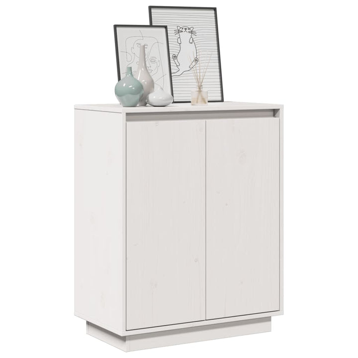 Servantă Ă 60X34X75 Cm Din Lemn Masiv De Pin