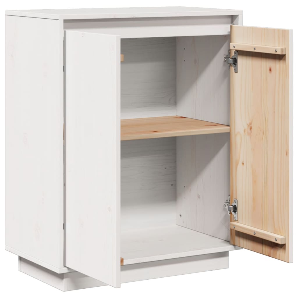 Servantă Ă 60X34X75 Cm Din Lemn Masiv De Pin