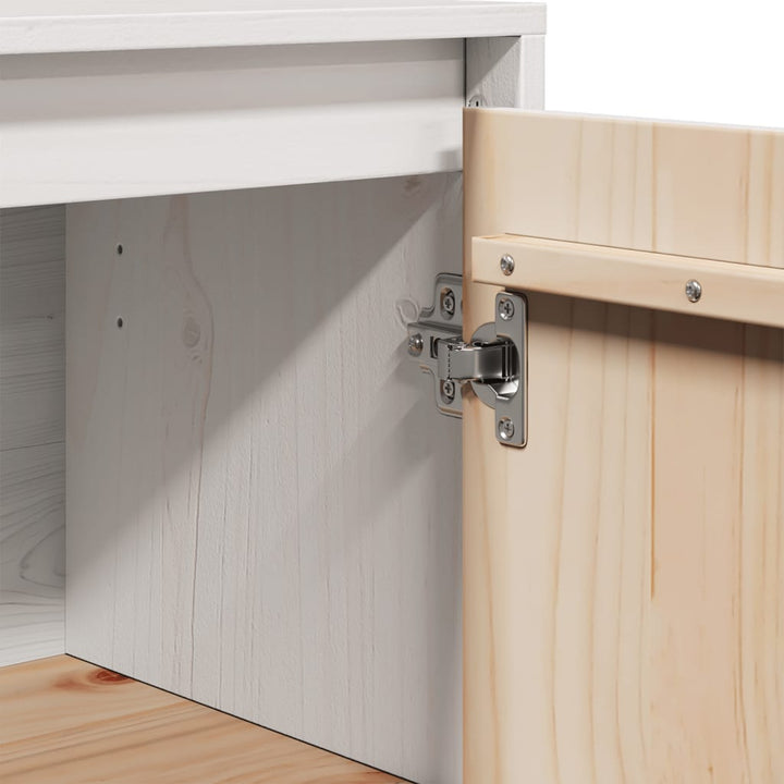 Servantă Ă 60X34X75 Cm Din Lemn Masiv De Pin