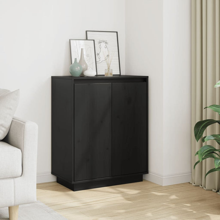 Servantă Ă 60X34X75 Cm Din Lemn Masiv De Pin