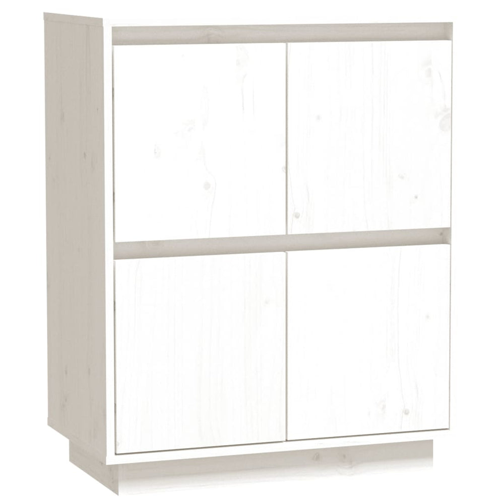 Servantă Ă 60X34X75 Cm Din Lemn Masiv De Pin