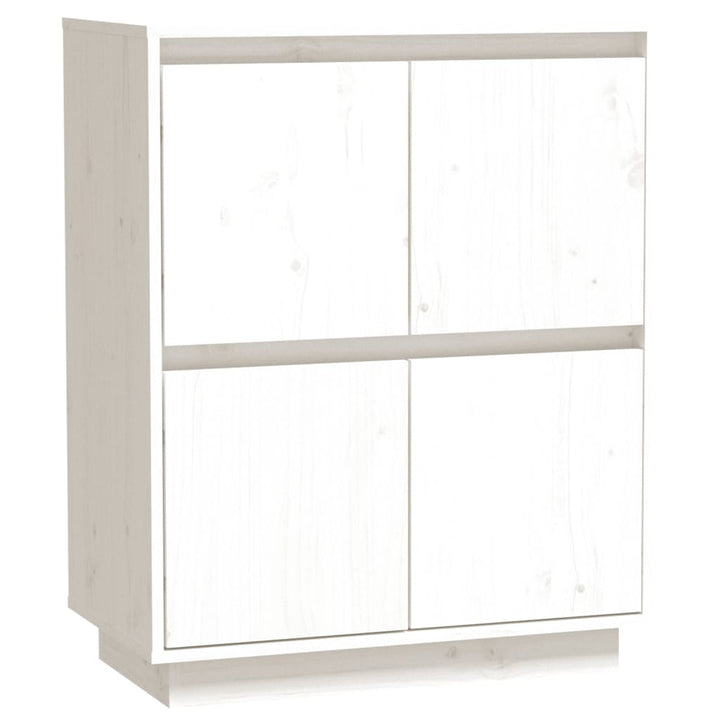 Servantă Ă 60X34X75 Cm Din Lemn Masiv De Pin