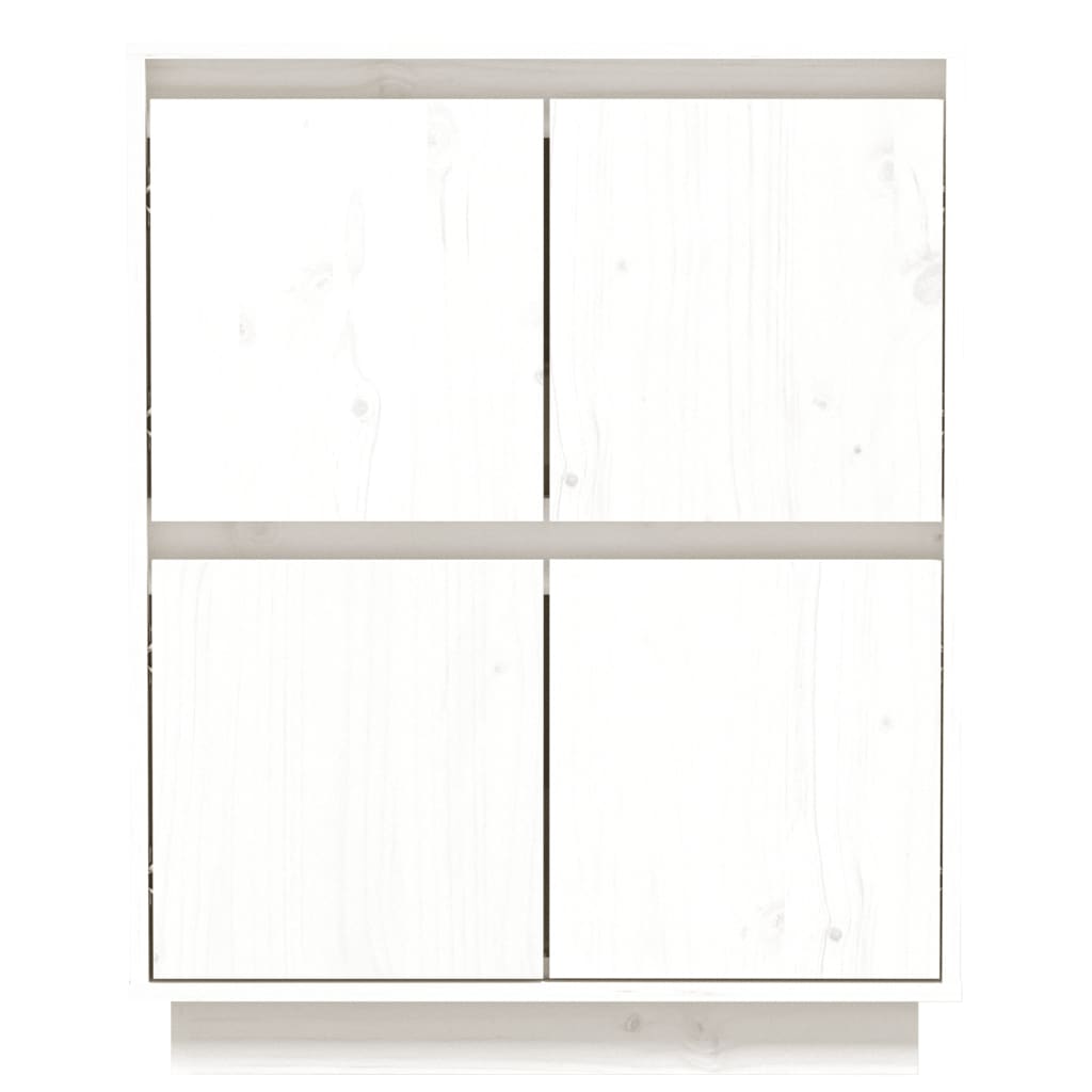Servantă Ă 60X34X75 Cm Din Lemn Masiv De Pin