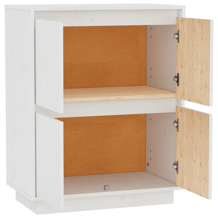 Servantă Ă 60X34X75 Cm Din Lemn Masiv De Pin