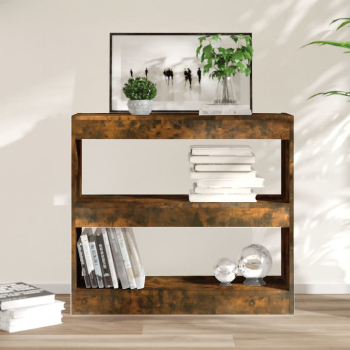 Bibliotecă/Separator Cameră, Alb Extralucios, 80X30X96 Cm, Pal