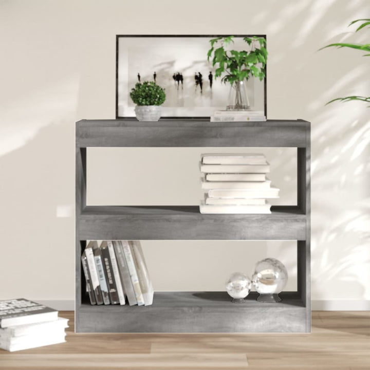 Bibliotecă/Separator Cameră, Alb Extralucios, 80X30X96 Cm, Pal