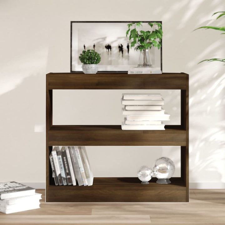 Bibliotecă/Separator Cameră, Alb Extralucios, 80X30X96 Cm, Pal