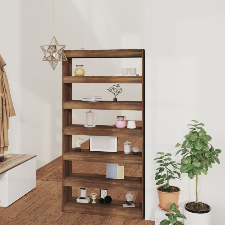 Bibliotecă/Separator Cameră , 100X30X198 Cm Lemn