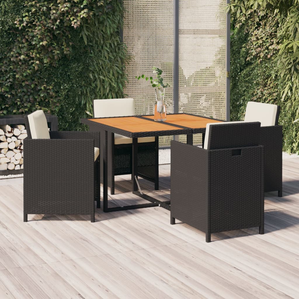 Set Mobilier De Exterior Cu Perne 13 Piese, , Poliratan
