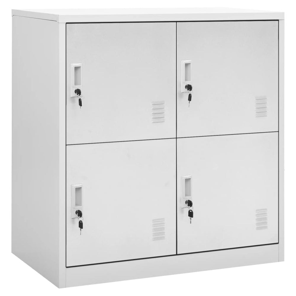 Dulapuri Vestiar, 2 Buc., , 90X45X92,5 Cm, Oțel Gri Deschis