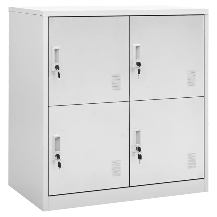 Dulapuri Vestiar, 2 Buc., , 90X45X92,5 Cm, Oțel Gri Deschis