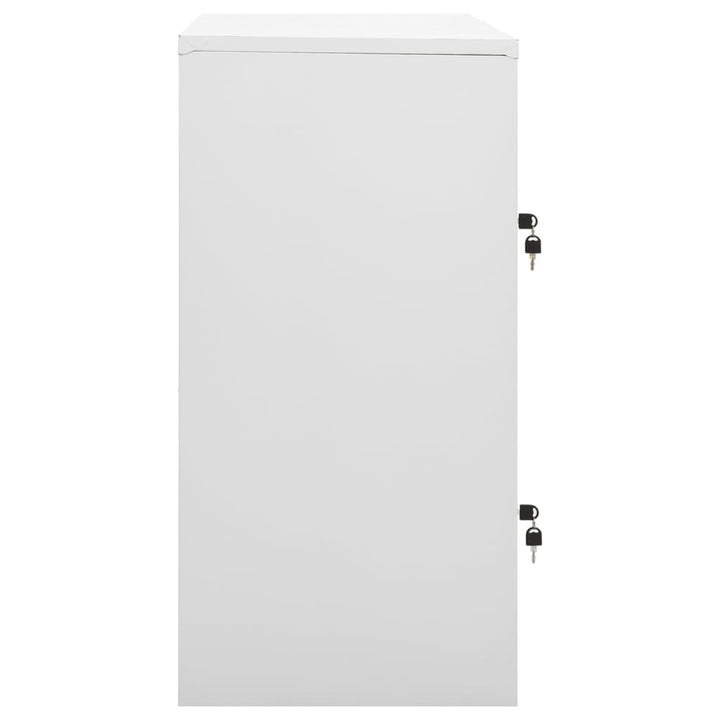 Dulapuri Vestiar, 2 Buc., , 90X45X92,5 Cm, Oțel Gri Deschis