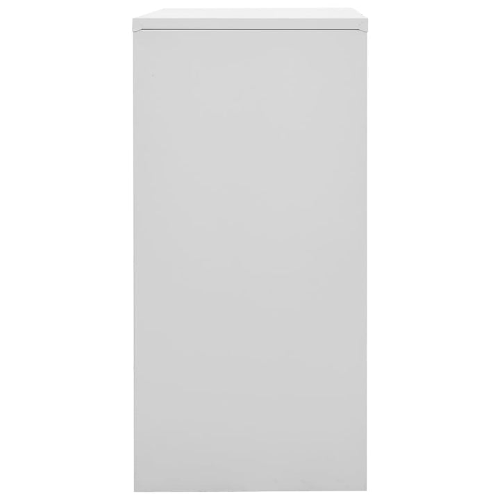 Dulapuri Vestiar 2 Buc. Gri Deschis/Albastru 90X45X92,5 Cm Oțel Gri Deschis Și Albastru