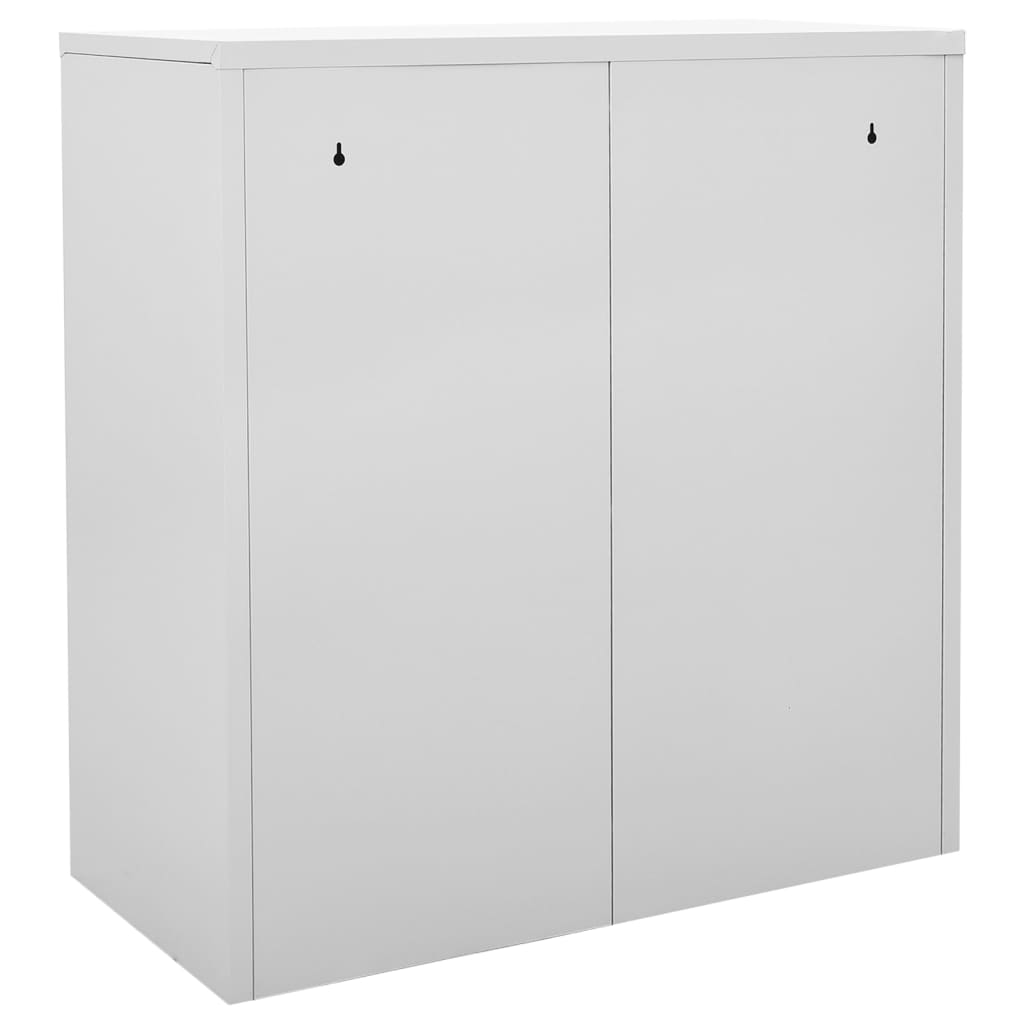 Dulapuri Vestiar 2 Buc. Gri Deschis/Albastru 90X45X92,5 Cm Oțel Gri Deschis Și Albastru