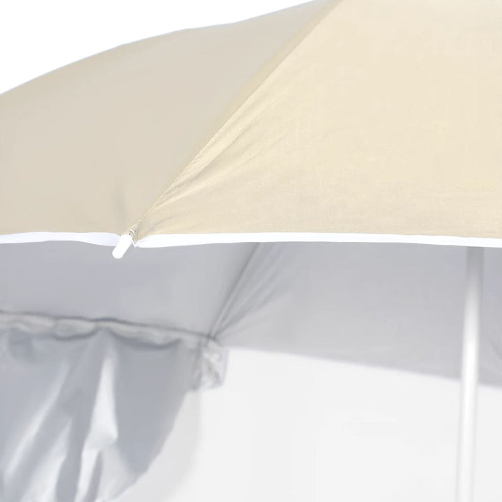 Umbrelă Soare De Plajă Cu Pereți Laterali, , 215 Cm