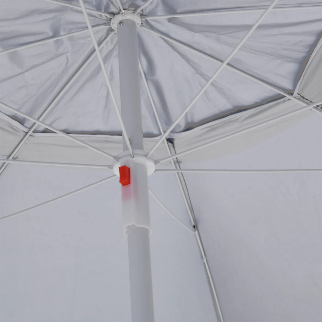 Umbrelă Soare De Plajă Cu Pereți Laterali, , 215 Cm
