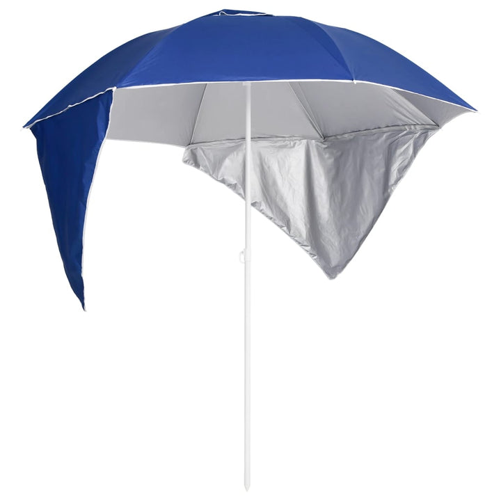 Umbrelă Soare De Plajă Cu Pereți Laterali, , 215 Cm