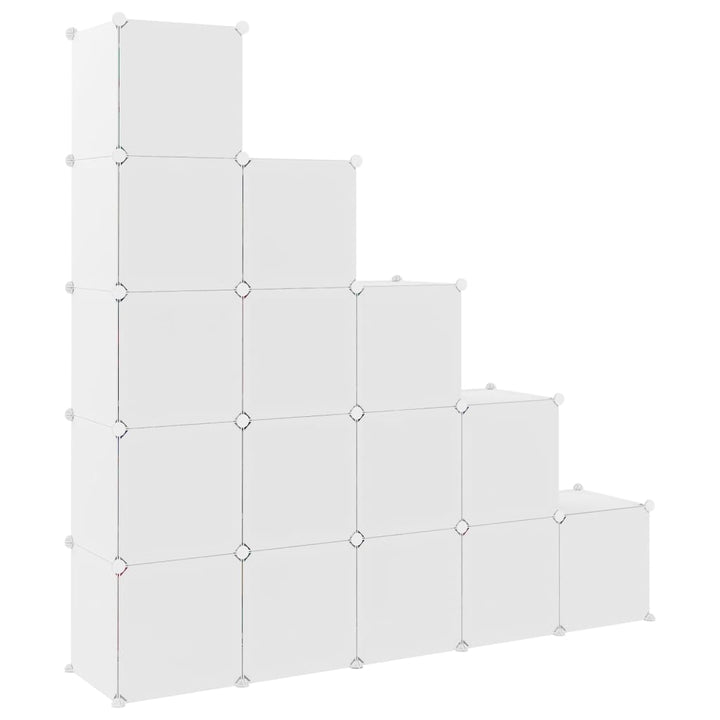 Dulap De Depozitare Cub Pentru Copii, 15 Cuburi, , Pp
