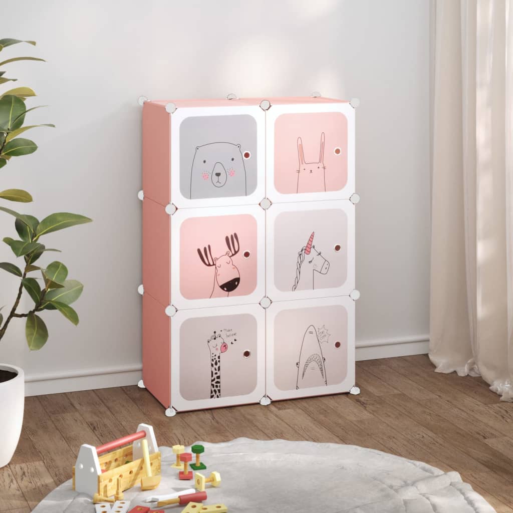 Dulap De Depozitare Cub Pentru Copii, 12 Cuburi, , Pp
