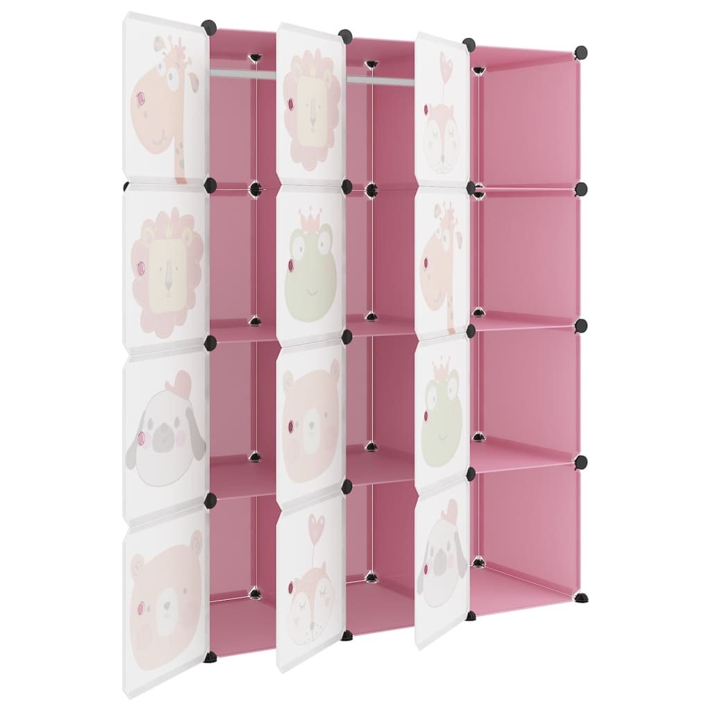 Dulap De Depozitare Cub Pentru Copii, 12 Cuburi, , Pp