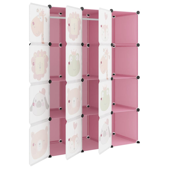 Dulap De Depozitare Cub Pentru Copii, 12 Cuburi, , Pp