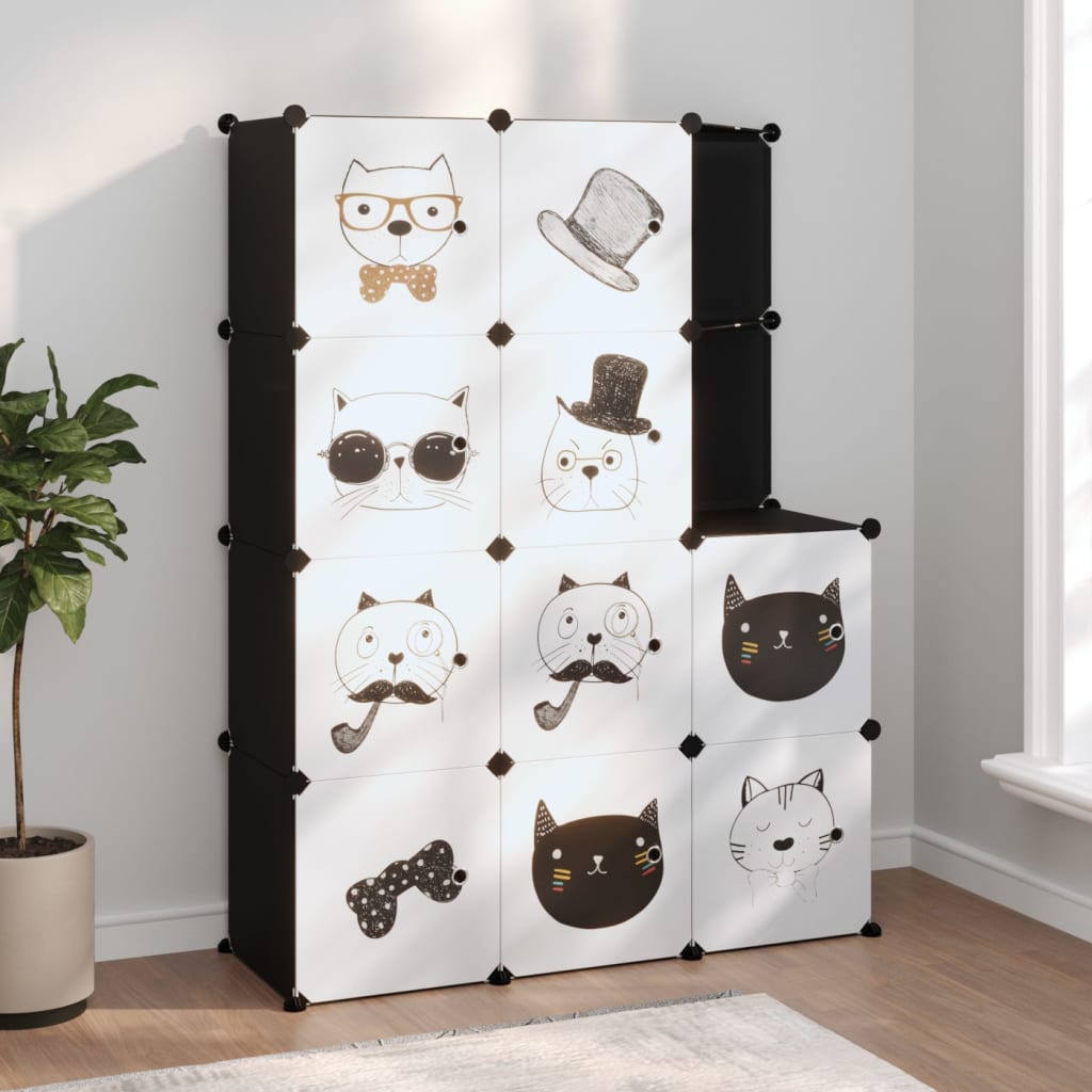 Dulap De Depozitare Cub Pentru Copii, 12 Cuburi, , Pp