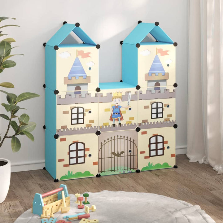 Dulap De Depozitare Cub Pentru Copii, 12 Cuburi, , Pp