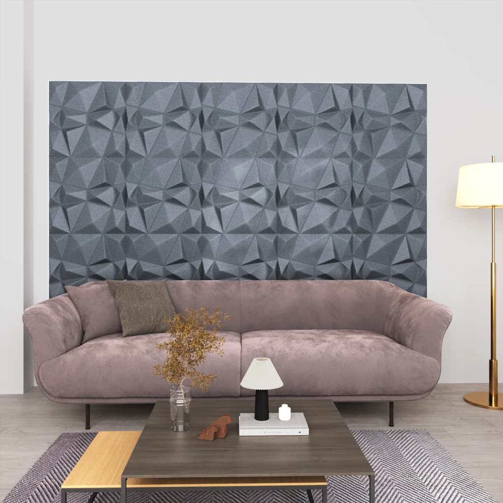 Panouri De Perete 24 Buc. 50X50 Cm Xps 6 M² Diamant
