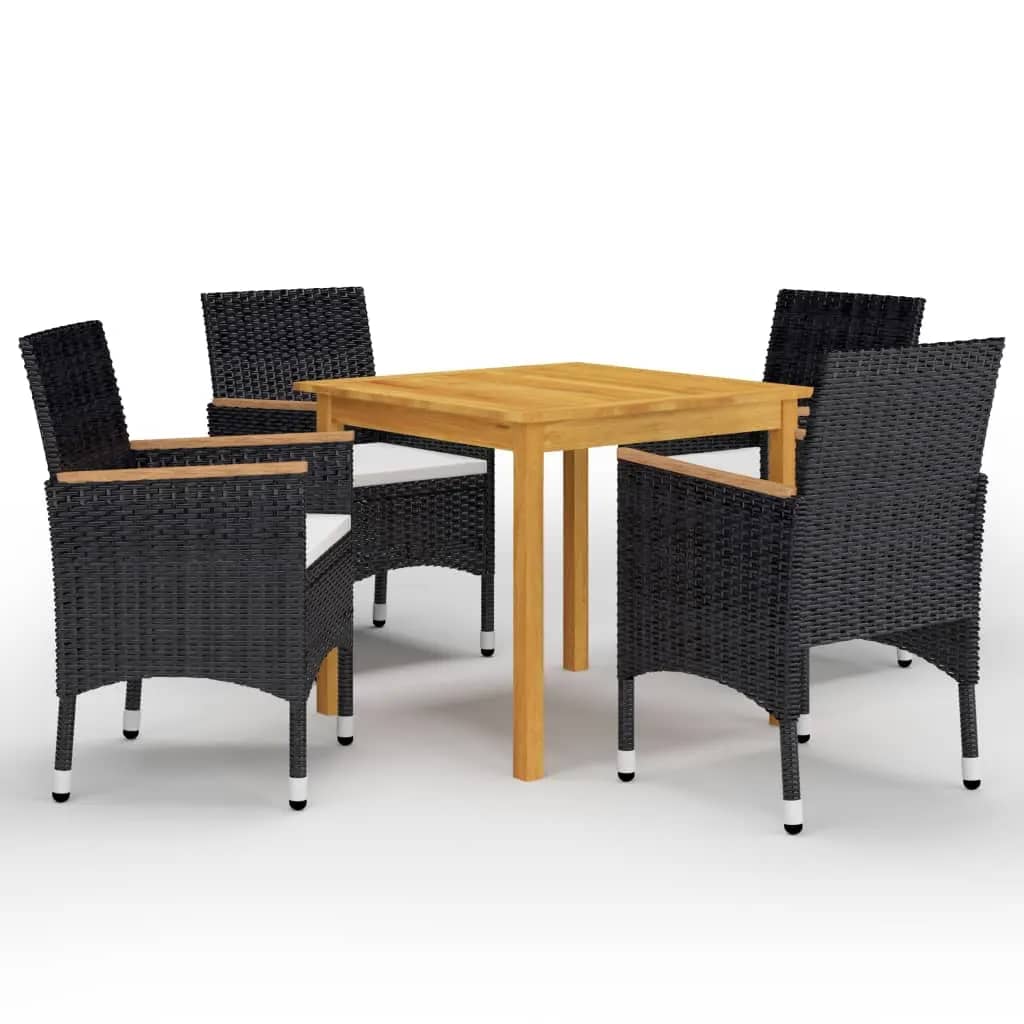 Set De Servit Masa Pentru Grădină, 5 Piese, Cu Perne,