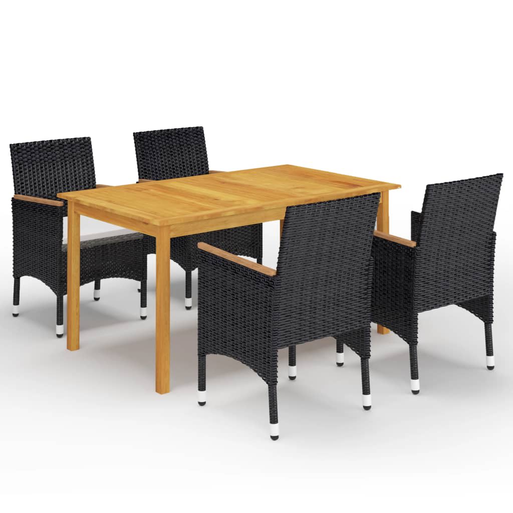 Set De Servit Masa Pentru Grădină, 5 Piese, Cu Perne,